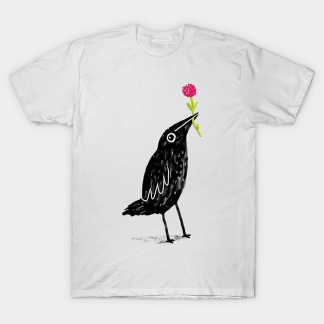 Caw Blimey T-Shirt by Sophie Corrigan